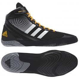Black and gold online adidas wrestling shoes