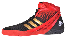 onderwijzen breedtegraad Stoutmoedig Adidas Response 3.1 Wrestling Shoes-black-red-gold - Adidas Wrestling Shoes  - Adidas