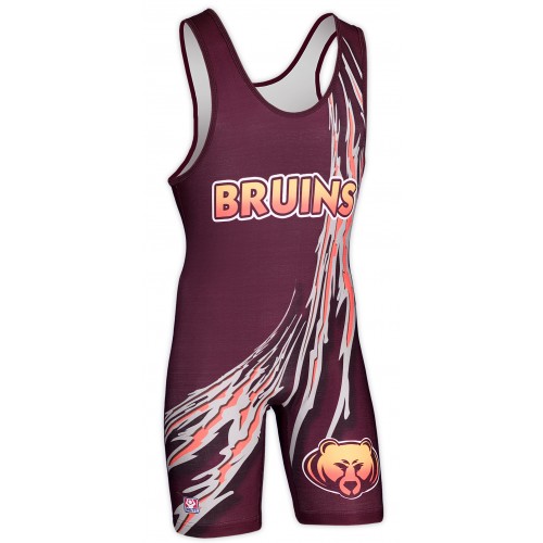Warrior 2 Sublimated Custom Singlet Custom Wrestling Singlets Brute