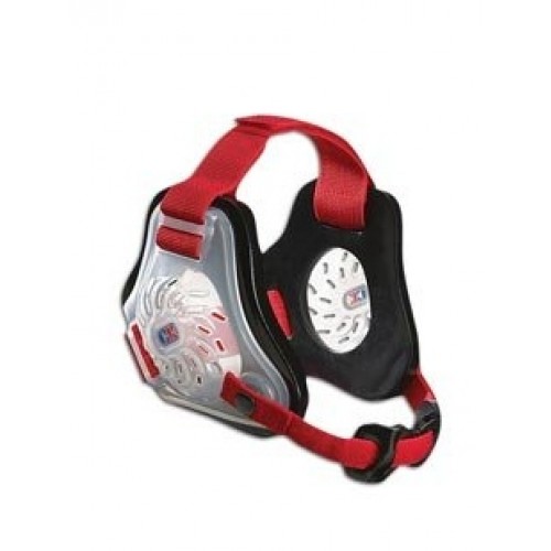 Cliff Keen Custom Twister Headgear transparent/black/scarlet Wrestling Headgear Cliff Keen