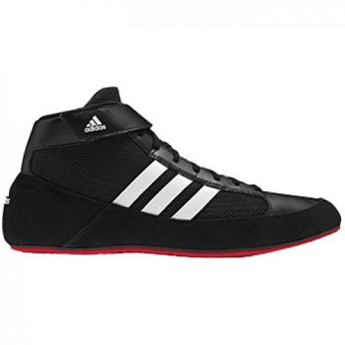 Adidas HVC WrestlingShoes blackwhitered Adidas Wrestling Shoes Adidas