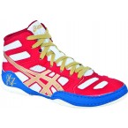 Asics JB Elite GS Youth Wrestling Shoes red-gold-white