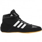 Adidas HVC Youth LACED Wrestling Shoes black-white-gum