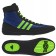 Adidas Combat Speed 4 Wrestling Shoes bahia blue-lime green-black