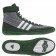 Adidas Combat Speed 4 Wrestling Shoes grey-dark green-white