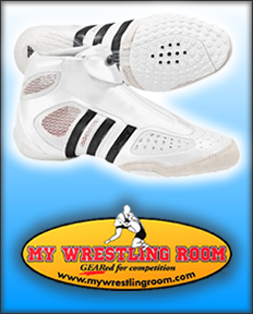 White Wrestling Shoes